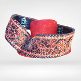 Sun Hat - OSFA - Red and Black