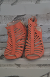 Vince Camuto - Gladiator Peep Toe - Size 10