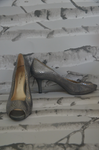 Antonio Melani - Gray Heels - Size 9.5