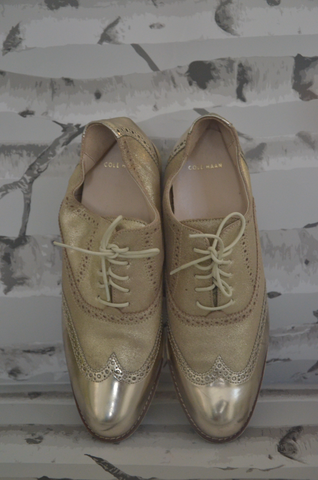 Cole Haan - Gold Dress Sneakers - Size 10