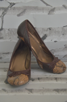 CL - Brown Snakeskin Heel - Size