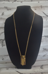 Gold Chain Necklace with Accent