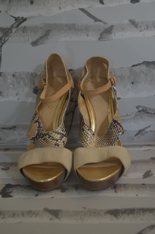 Boutique 9 - Snakeskin Pumps - Size 10