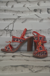 Tory Burch - Red Leather Sandals - Size 9.5