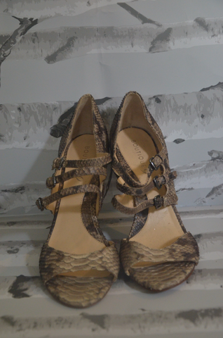 Boutique 9 - Snakeskin Heels - Size 10.5