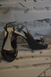Nine West - Black Leather Heels - Size 9