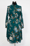Eva Mendes - Green Floral Dress - Size 18
