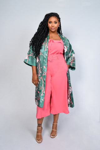 Gabrielle Union - Kimono Trench Coat - XL