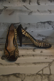 Arturo Chiang - Snakeskin Strap Heels - Size 10